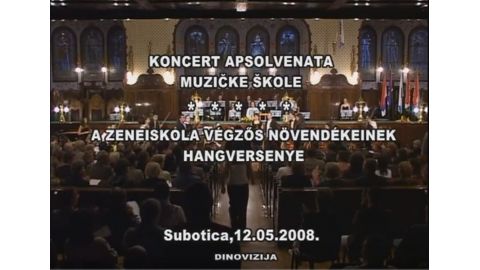 Koncert apsolvenata Muzicke skole u Subotici 2008 
