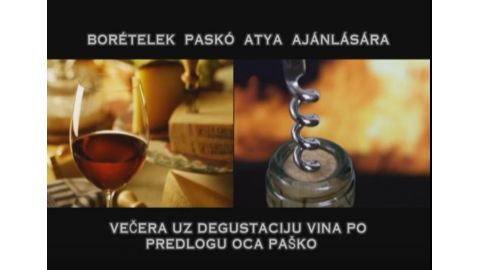 Vecera uz degustaciju vina po predlogu oca Pasko 