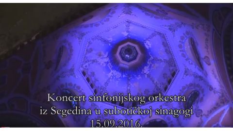 Koncert sinfonijskog orkestra iz Segedina u subotickoj sinagogi 2016 